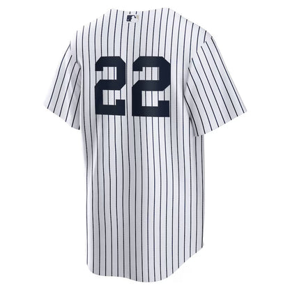 Men's New York Yankees Ben Rice Nike White Home Replica Jersey