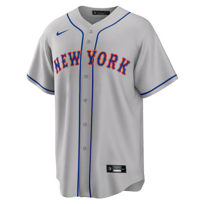 Men's New York Mets Gray Road Replica Team Jersey